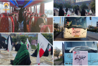 مرحله اول اعزام دانشجویان دانشگاه آزاد و پیام‌نور ایذه به مناطق عملیاتی هویزه