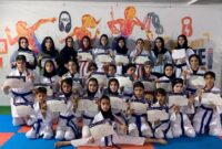 افتخارآفرینی دختران ایذهای در کاراته کشوری افتخارآفرینی دختران ایذهای در کاراته کشوری