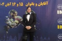 حضور داور ایذه‌ای در سکوی قضاوت مسابقات کشوری کیک بوکسینگ ایمائو