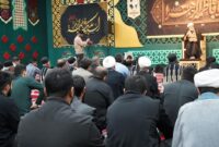 گزارش تصویری از مراسم عزاداری ایام فاطمیه در مصلی ایذه